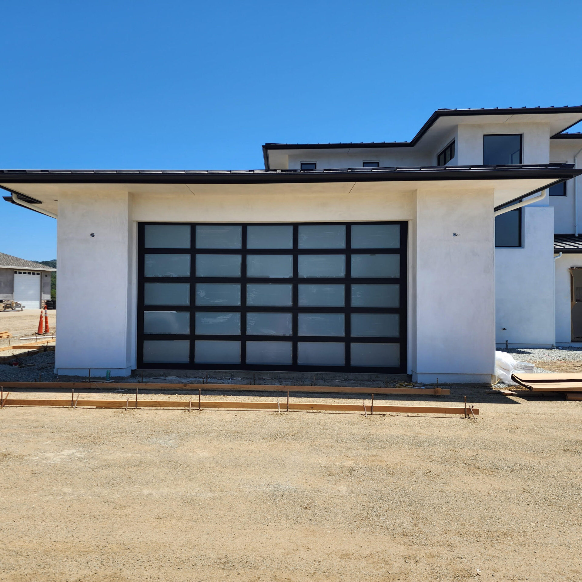 glass garage door